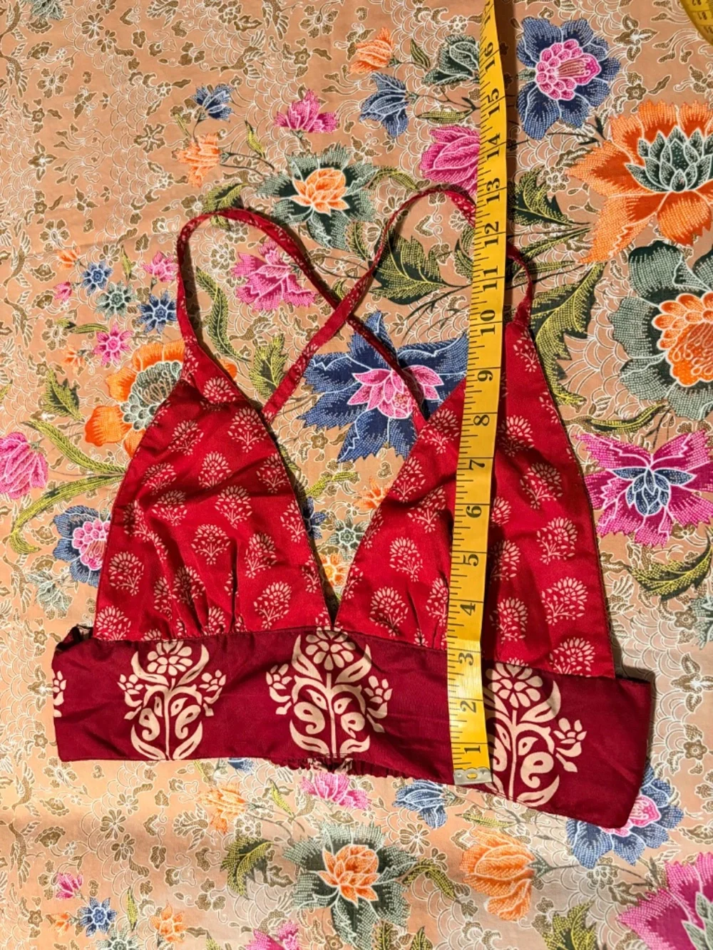 Raga crop top and tiered skirt set size small